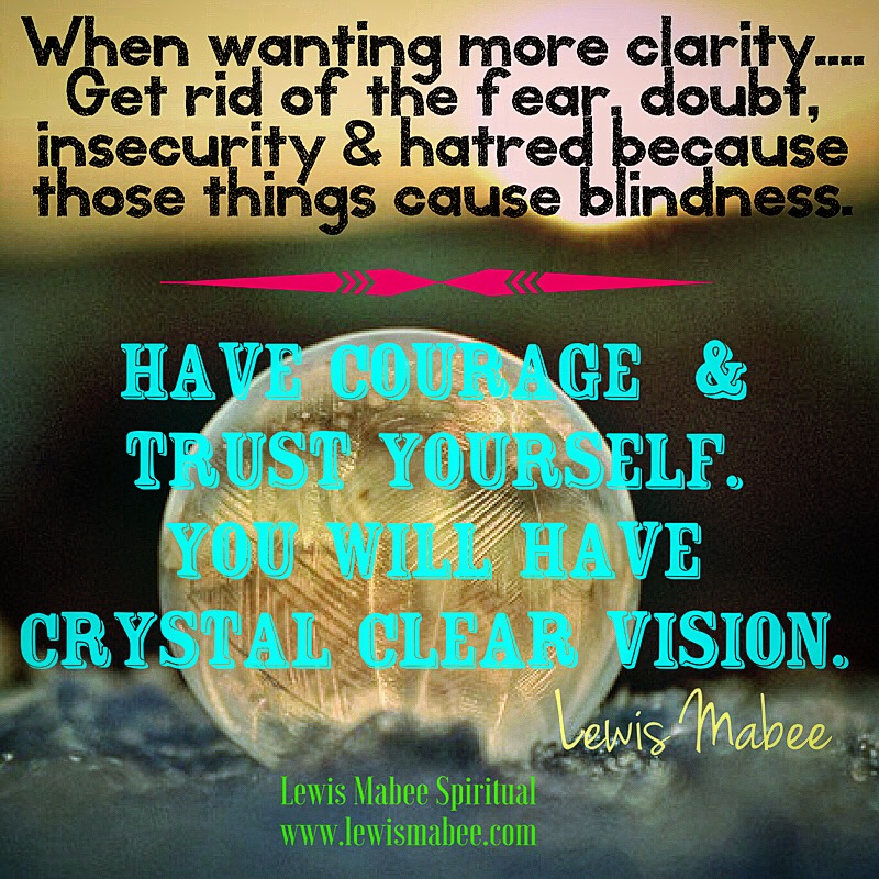 Wanting Clarity